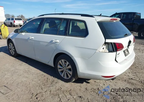 2017 Volkswagen Golf Sportwagen Tsi S z USA, uszkodzony, nr VIN 3VW017AU1HM507129